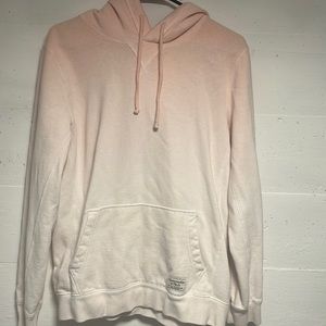 Abercrombie and fitch small mens pink and white sweatshirt